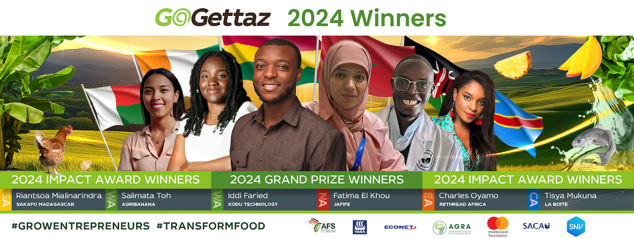Post Profile Applications open for the 7th annual GoGettaz Agripreneur Prize Competition: USD 160K prize pool image of Press Release Image