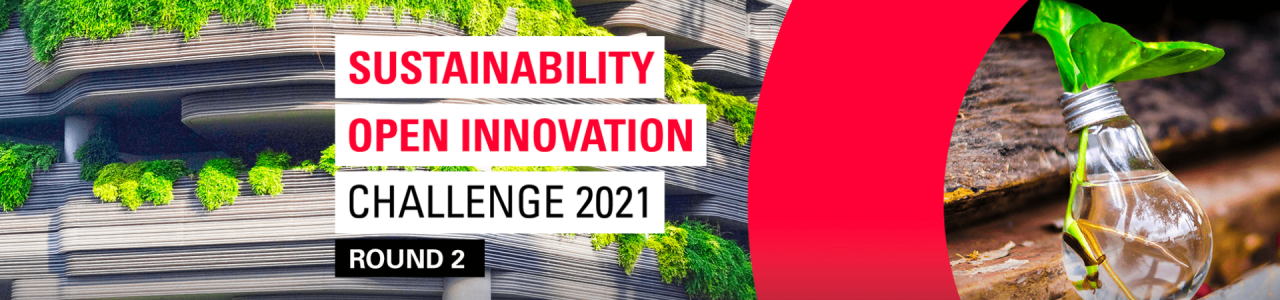 Sustainability Open Innovation Challenge Round 2 2021