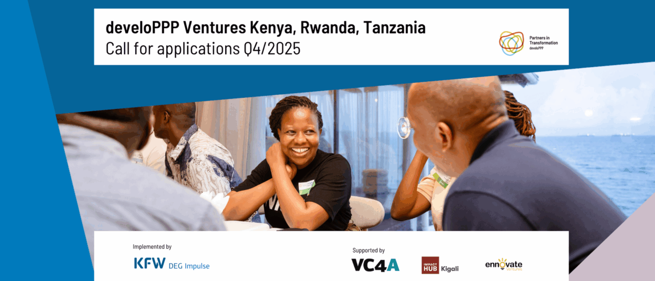 Post Profile develoPPP Ventures opens call for applications for Cohort 10 in East Africa image of Blog Regional PR