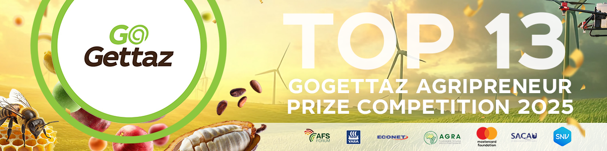 Post Profile Meet the top 13 finalists of the 2025 GoGettaz Agripreneur Prize Competition image of Top Vc A